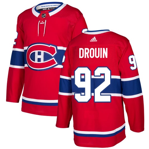 Adidas Montreal Canadiens #92 Jonathan Drouin Red Home Authentic Stitched Youth NHL Jersey->youth nba jersey->Youth Jersey
